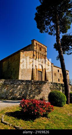 Chiesa parrocchiale di Santa Maria Assunta a Chianni, Gambassi Terme, Firenze Foto Stock