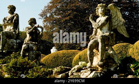 Giardino monumentale di Villa Barbarigo a Valsanzibio. Parco dei Colli Euganei. Padova. Foto Stock