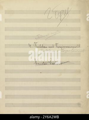 Musica 1800-1900; manoscritti musicali; Meyer, Ferdinand. Violets and forget-me-nots, Meyer, Ferdinand., 1800 - 1900, Schmidt, Arthur Paul, editoria musicale, musica popolare, scrittura ed editoria, Spartiti musicali, musica, Stati Uniti, XIX secolo, musica, Stati Uniti, manoscritti, Stati Uniti, manoscritti Foto Stock