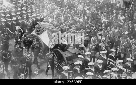 Il funerale di re Edoardo VII, Glass negatives, 1 negativo: Vetro; 5 x 7 pollici o più piccolo. Foto Stock