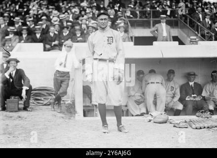 Ty Cobb, Detroit AL (baseball), 1913, Glass negative, 1 negativo: Vetro; 5 x 7 poll. o più piccolo. Foto Stock