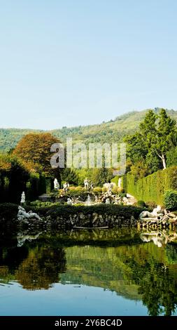 Giardino monumentale di Villa Barbarigo a Valsanzibio. Parco dei Colli Euganei. Padova. Foto Stock