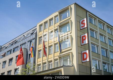 Kurt-Schumacher-Haus, Müllerstraße, Wedding, Mitte di Berlino, Deutschland Foto Stock