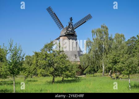 Britzer Mühle, Buckower Damm, Britz, Neukölln, Berlino, Deutschland Foto Stock