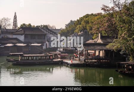 Luoghi di riferimento di Wuzhen, Cina Foto Stock