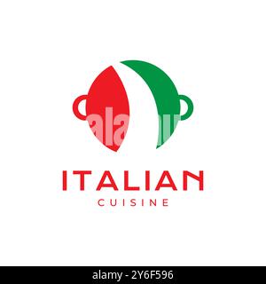 cucina pan cucina cucina italiana assaggiare moderno design pulito logo disegno vettoriale icona illustrazione Illustrazione Vettoriale