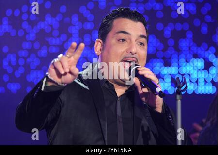 Milano Italia 05/11/2008: Roy Paci, cantante italiano, durante la trasmissione televisiva Scalo 76 Foto Stock