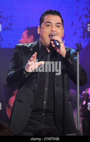 Milano Italia 05/11/2008: Roy Paci, cantante italiano, durante la trasmissione televisiva Scalo 76 Foto Stock