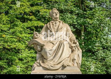 Wagner-Denkmal, Tiergartenstraße, Großer Tiergarten, Mitte, Berlino, Germania Foto Stock