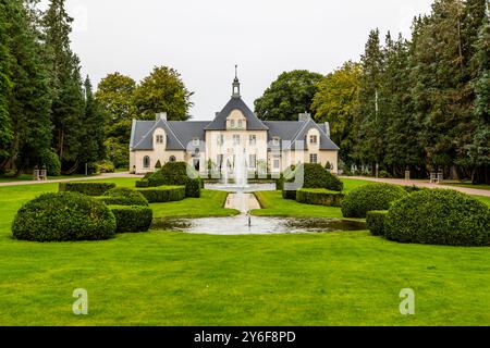 Giardini Norrviken (Norrvikens trädgårdar). Kattviksvägen, Båstads kommun, Skåne, Skåne, Svezia Foto Stock