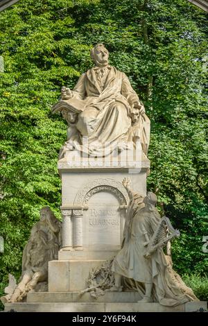 Wagner-Denkmal, Tiergartenstraße, Großer Tiergarten, Mitte, Berlino, Germania Foto Stock