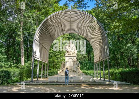 Wagner-Denkmal, Tiergartenstraße, Großer Tiergarten, Mitte, Berlino, Deutschland *** Monumento di Wagner, Tiergartenstraße, Großer Tiergarten, Mitte, Berlino, Germania Foto Stock