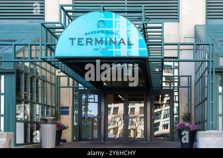 Queen's Quay Terminal a Toronto, Canada. Foto Stock