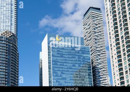 Sede centrale globale di Sun Life Financial a Toronto, ONTARIO, Canada Foto Stock