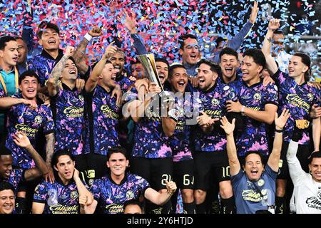 Columbus, Ohio, Stati Uniti. 25 settembre 2024. L'América vince la Campeones Cup 2024 contro i Columbus Crew nel loro match a Columbus, Ohio. Brent Clark/Cal Sport Media/Alamy Live News Foto Stock