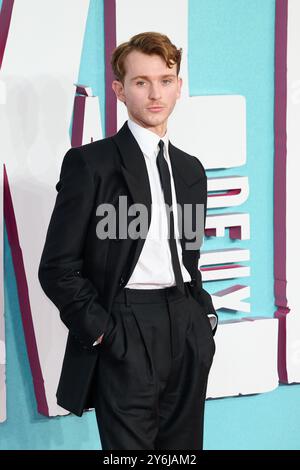 Harry Lawtey ha partecipato al Joker: Folie à Deux UK Premiere tenutosi al Cineworld Leicester Square Londra, Regno Unito . 25 settembre, 2024 . Crediti: Alan D West/Alamy Live News Foto Stock