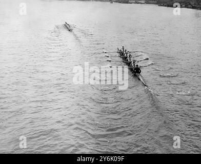 Oxford contro Cambridge Boat Race 1928 . ( Cambridge ha vinto ) . 31 marzo 1928 Foto Stock