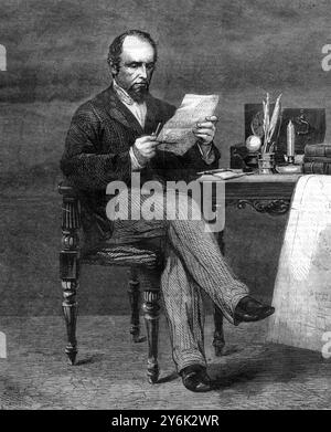 Earl Canning. Charles John Canning, i conte Canning KG, GCB, GCSI, PC (14 dicembre 1812-17 giugno 1862), noto come visconte Canning dal 1837 al 1859, fu uno statista inglese e governatore generale dell'India durante la ribellione indiana del 1857. Foto Stock