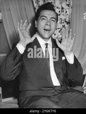 MARIO LANZA 1957 tenore e attore americano 1921 - 1959 Foto Stock