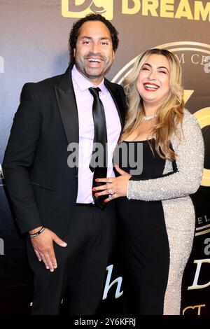 25 settembre 2024 circa. Logan Lee, Gabriella Lee agli arrivi per il Gala annuale LA Dream Center Night of Dreams, The Beverly Hills Hotel, Beverly Hills, CA, 25 settembre 2024. Crediti: Priscilla Grant/Everett Collection/Alamy Live News Foto Stock