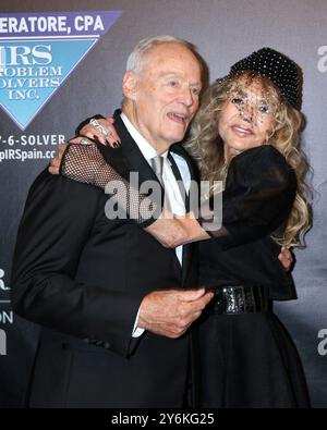 25 settembre 2024 circa. Tommy Burnet, Dyan Cannon agli arrivi per il Gala annuale della notte dei sogni del centro LA Dream, The Beverly Hills Hotel, Beverly Hills, CA, 25 settembre 2024. Crediti: Priscilla Grant/Everett Collection/Alamy Live News Foto Stock