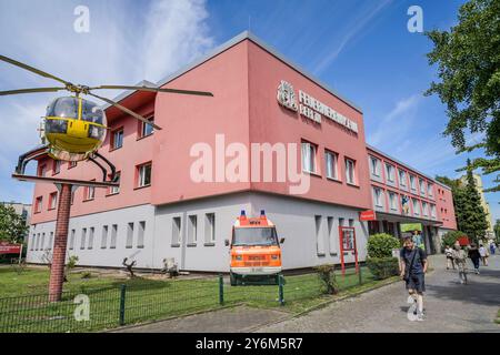 Museum der Berliner Feuerwehr, Berliner Straße, Tegel, Reinickendorf, Berlino, Deutschland *** Museo dei Vigili del fuoco di Berlino, Berliner Straße, Tegel, Reinickendorf, Berlino, Germania Foto Stock