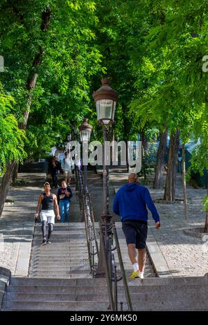 Francia, ile-de-France, Parigi, Montmartre Foto Stock
