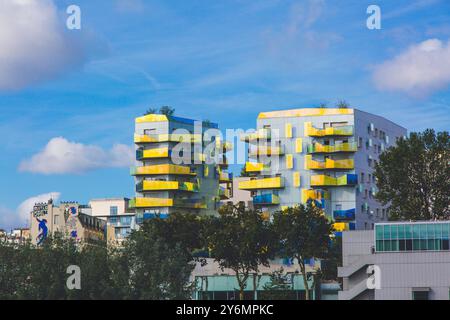 Francia, Parigi, 13° arrondissement, Fulton Residence Foto Stock