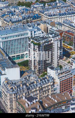 Francia, ile-de-France, Parigi, edificio nel 15° arrondissement, Boulevard de Vaugirard Foto Stock