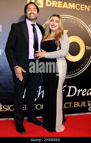 Beverly Hills, Stati Uniti. 25 settembre 2024. LOS ANGELES - SEP 25: Logan Lee, Gabriella Lee al 30° anniversario di L.A. Dream Center Gala al Beverly Hills Htel il 25 settembre 2024 a Beverly Hills, CA (foto di Katrina Jordan/Sipa USA) crediti: SIPA USA/Alamy Live News Foto Stock