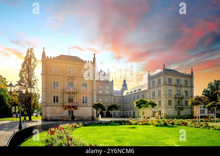 Città vecchia di Coburg, Germania Foto Stock