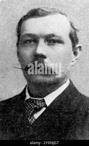 Dr A Conan Doyle (volontario per il Sudafrica). 20 gennaio 1900 Doyle, Arthur Conan Ignatius, Sir autore e medico di mistero britannico; creò personaggi Sherlock Holmes, Dr. John Watson; scrisse il romanzo 'il segno di quattro' 1890, raccolta di racconti brevi 'le avventure di Sherlock Holmes' 1891  1859-1930 Foto Stock