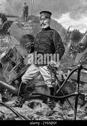 Il direttore dell'attacco generale Nogi gennaio 1905 ©2004 Topfoto Nogi, Maresuke, Conte generale giapponese nella guerra russo-giapponese; suicidio  1849-1912 Foto Stock