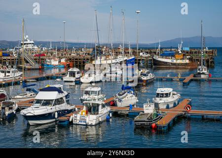 Porto di Mallaig, Lochaber, Scozia, Regno Unito Foto Stock