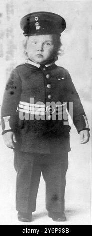 Principe Alessandro Ferdinando di Prussia il più giovane tenente dell'esercito tedesco. 1914 Foto Stock