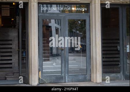 Brema, Germania. 25 settembre 2024. Ricevuta dal senatore delle Finanze. Crediti: Alicia Windzio/dpa/Alamy Live News Foto Stock