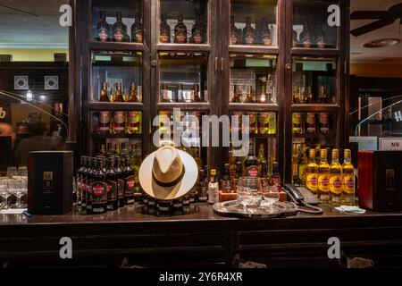 Bar del museo Havana Club Rum Foto Stock