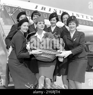 AER LINGUS - IRISH INTERNATIONAL AIRLINES 16 MARZO 1962 Foto Stock