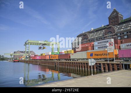 Behala, Westhafen, Moabit, Mitte, Berlino, Germania, Europa Foto Stock