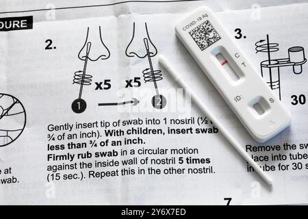 WA26118-00..... WASHINGTON - COVID-19 Antigen Home test. Foto Stock