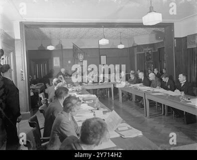 Consiglio di Sidcup in sessione. Gennaio 1946 Foto Stock