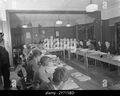 Consiglio di Sidcup in sessione. Gennaio 1946 Foto Stock