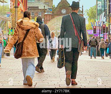 Glasgow, Scozia, Regno Unito. 27 settembre 2024. Meteo nel Regno Unito: Soleggiato nel centro della città. Credit Gerard Ferry/Alamy Live News Foto Stock