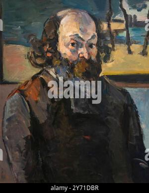 Autoritratto, Paul Cezanne, 1875 circa, Foto Stock