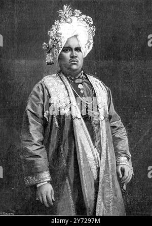 Maharajah di Kapurthala , Punjab , India 15 marzo 1890 Foto Stock
