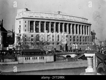 Unilever House, Blackfriars, london, F C, sede centrale di Lever Brothers e Unilever Ltd. 7 novembre 1945 Foto Stock