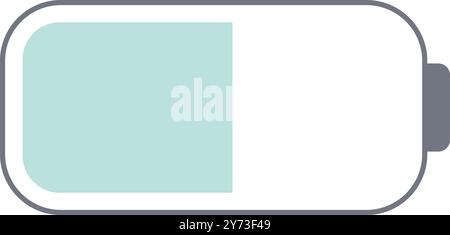 Icone della batteria e del wi-fi dello smartphone. Indicatori del telefono cellulare, livelli di carica della batteria, icone di potenza del segnale 5G e wi-fi, set di illustrazioni vettoriali piatte Illustrazione Vettoriale