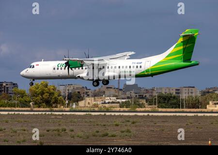 Citilink ATR-72-600 (ATR-72-212A) (REG: PK-GAF) restituzione dopo la fine del leasing. Foto Stock