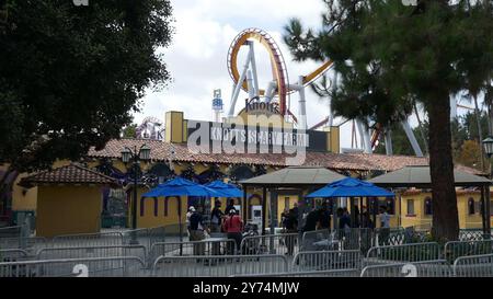 Buena Park, California, USA 19 settembre 2024 serata di apertura di Knotts Scary Farm Halloween Haunt al Knotts Berry Farm il 19 settembre 2024 a Buena Park, California, USA. Foto di Barry King/Alamy Stock Photo Foto Stock