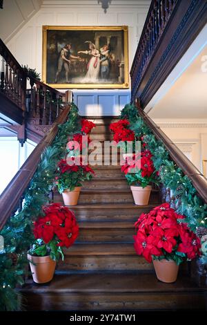 Long Island, New York - 16 dicembre 2023: Old Westbury Gardens a Long Island, New York Foto Stock